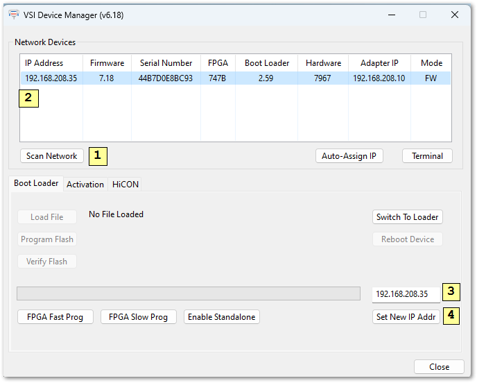 VSI Device Manager